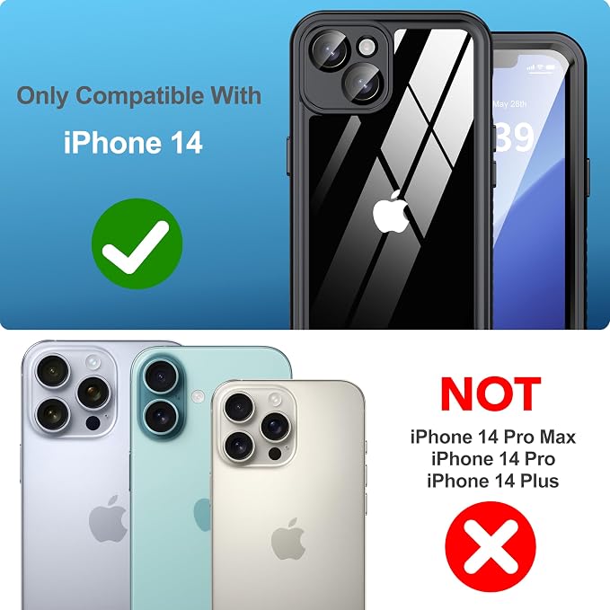 ANTSHARE for iPhone 14 Case, Anti-Peeping Adsorption Full Body Double - Image 2