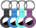 Linsaner Holder for AirTag 2nd Gen & 1st Gen, Silicone Case Keychain Key Ring by Linsaner