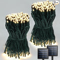 2 Pack Total 400 LED Solar Christmas Lights Outdoor, Solar String Lights by EEW