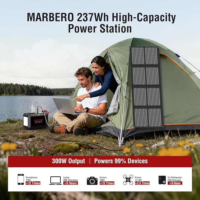 MARBERO 237Wh Solar Generator - Image 4