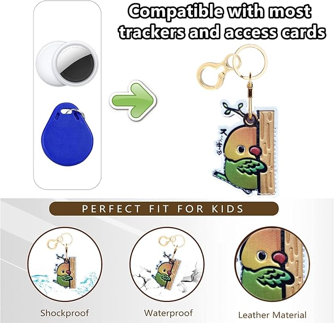 Leather Keychain Holder Case Compatible - Image 4
