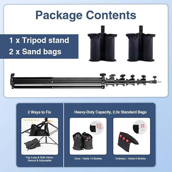 Kate Heavy Duty Light Stand Tripod - Image 5