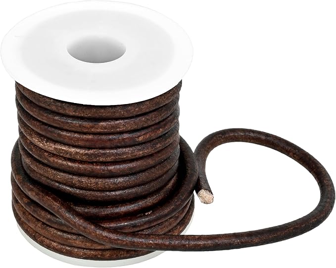 GENIQUE Real/Genuine Round Leather String Cord - Image 4