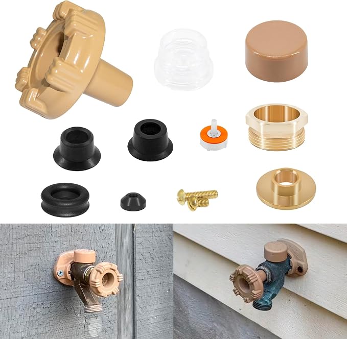 RK-17MH Outside Faucet Repair Kit Metal Handle Compatible by Bedalio