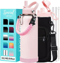 Pink 40 oz Insulated Water Bottle - by VICKNIY