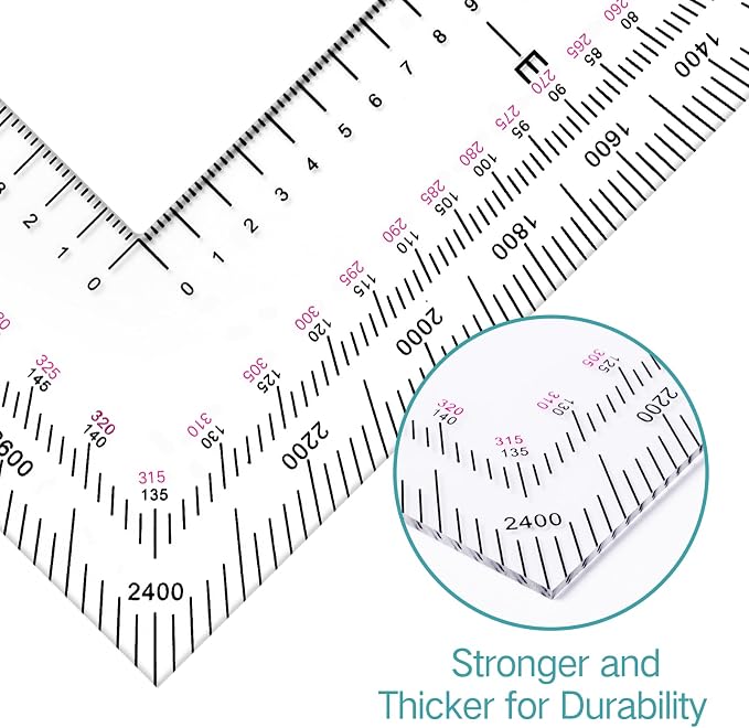 Zonon 5 Inch Military Map Protractor Military Style Utm/mgrs Coordinate Scale - Image 4