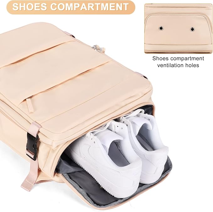 coofay Large Carry On Backpack Flight Approved Personal Item Travel Backpack - Image 5