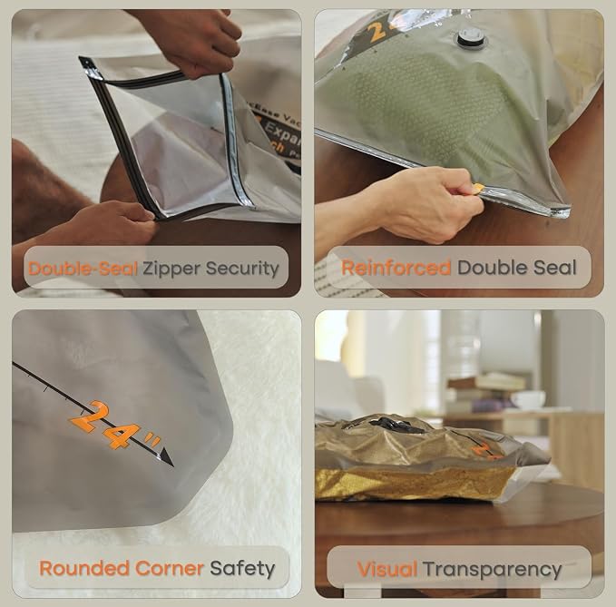 Rechargeable Wireless Pump Travel Storage Bags Set - Image 7