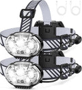 MIOISY Rechargeable Headlamp, High Lumen 5 LED Head Lamp by MIOISY