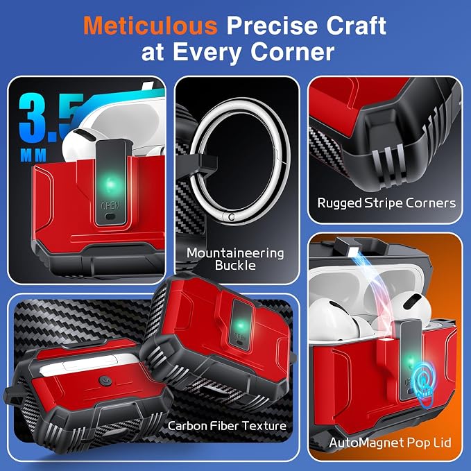 Armoured Heavy Duty for AirPods Pro3 Generation Case - Image 6