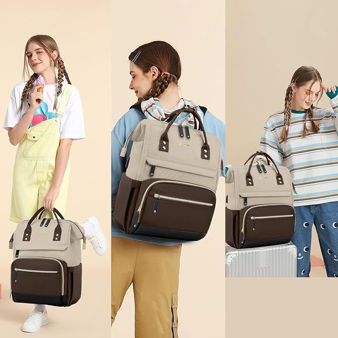 Laptop Backpack Women Work Bag: 15.6 inch Work Bookbag - Image 6