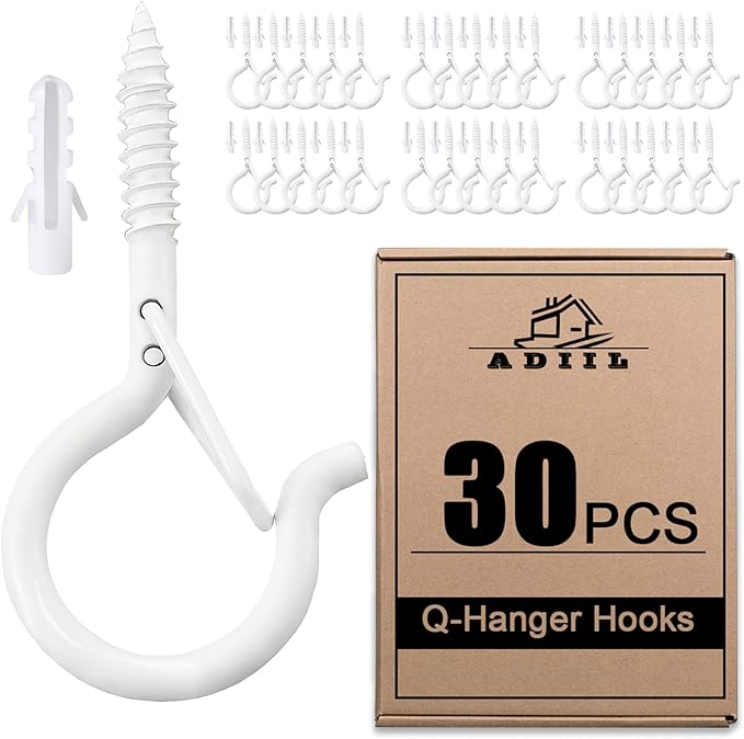 ADIIL 30 PCS Q Hanger Hooks by ADIIL