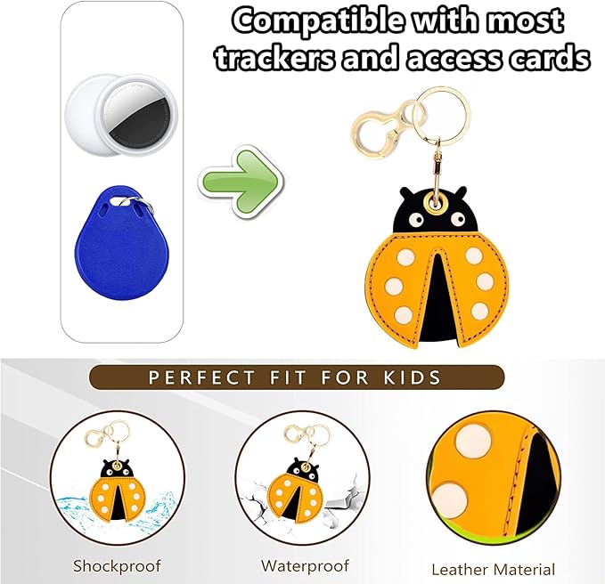 Leather Keychain Holder Case Compatible - Image 3