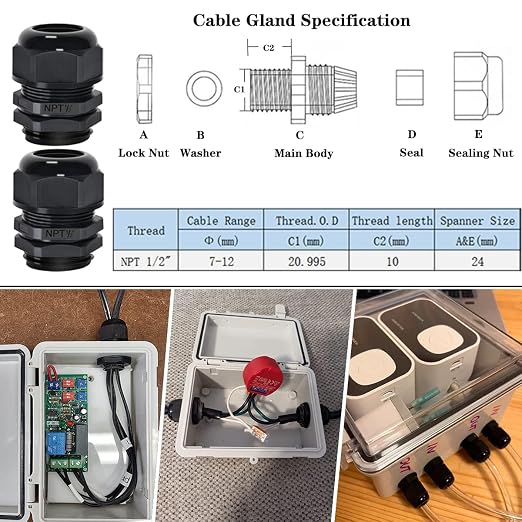 Zulkit IP65 Waterproof ABS Plastic Electrical Box - Image 6