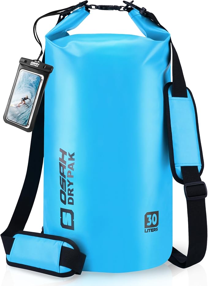Waterproof Dry Bag, 5L/10L/20L/30L/40L Roll Top Lightweight Storage Backpack by OSAHDRYPAK