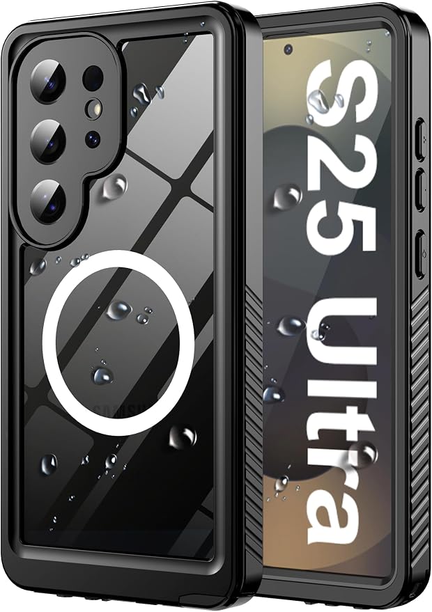 for Samsung Galaxy S25 Ultra Case, IP68 Waterproof Dustproof Case, Full Body by Hllhunkhe