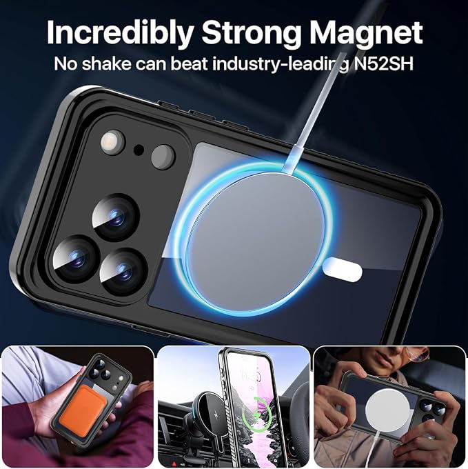 AICase for iPhone 17 Pro Case Waterproof Clear - Image 5