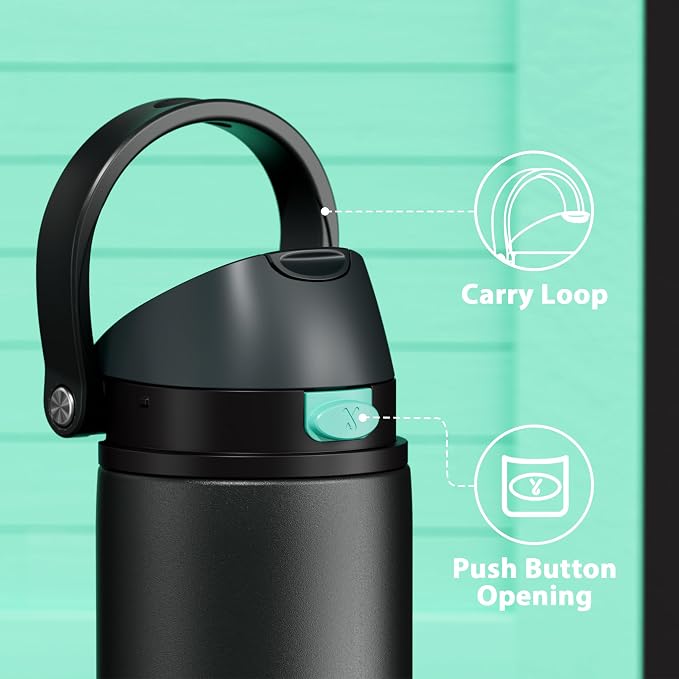 24 oz Insulated Water Bottle for Sports: Meoky Stainless Steel Water Bottle - Image 5