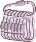 YUCHIYA 8 Pack D-Shape Carabiner Clasp by YUCHIYA