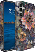 Compatible for Samsung Galaxy S25 FE 5G Case, Dual Layer Heavy Duty 2 in 1 by BSMOSPER