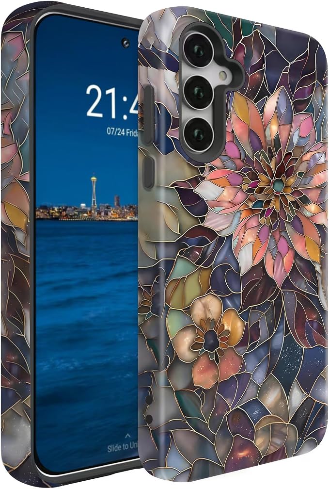 Compatible for Samsung Galaxy A16 5G Case, Dual Layer Heavy Duty 2 in 1 by BSMOSPER