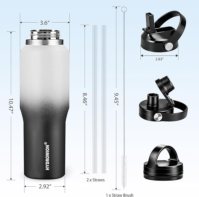 HYDROWION Insulated Water Bottle, 32oz Water Bottle - Image 5