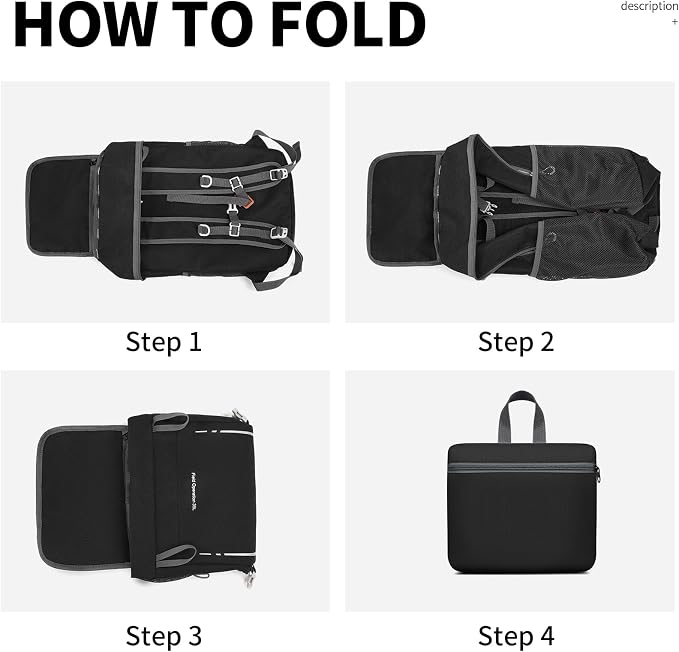 45L Lightweight Packable Backpack – Durable Foldable Daypack - Image 5