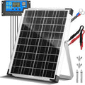 20W 12V/24V Solar Panel Kit, Monocrystalline Solar Battery Trickle Charger by Hoysicy