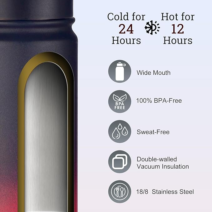 mininoo 24 oz Insulated Water Bottle - Image 3