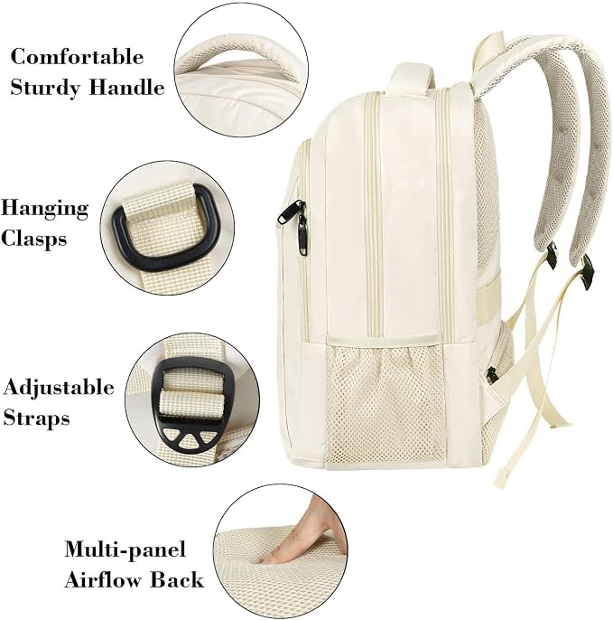 MATEIN Laptop Backpack 15.6 Inch, Anti Theft Business Travel Backpack, Water - Image 5