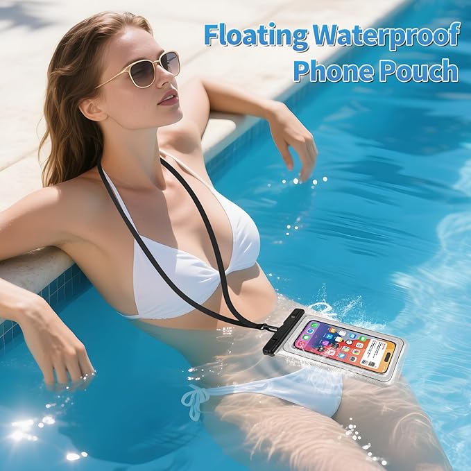 Floating Waterproof Phone Pouch, IPX68 Waterproof Phone Case - Image 2