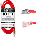 Iron Forge Cable 10 ft Lighted Outdoor Extension Cord by IronForgeCable