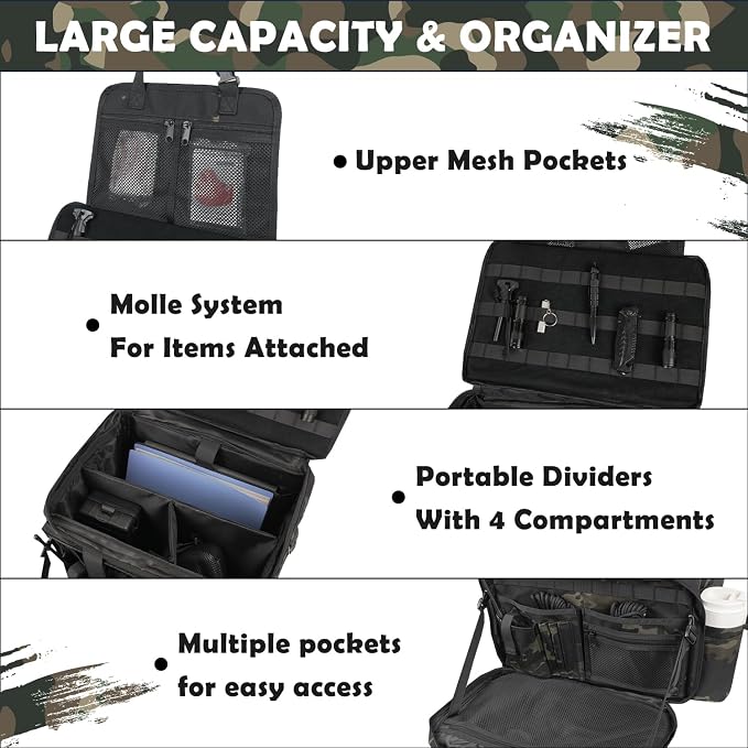 SCAVATA Patrol Bag Law Enforcement, Police Gear Car Front Seat Vehicle - Image 2