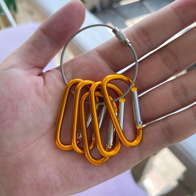 30PCS Aluminum Carabiner Clips - Image 5