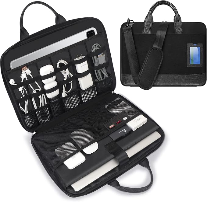 Simpolor 13.3’’ Laptop Case Sleeve, Electronic Organizer Waterproof Laptop Bag by Simpolor