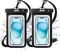 JOTO 2 Pack Universal Waterproof Phone Case by JOTO