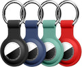 Linsaner Case for AirTag 2nd Gen & 1st Gen, Silicone Holder Keychain Key Ring by Linsaner