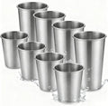 Stainless Steel Cups & Pint Tumblers Set of 8 by Farielyn-X