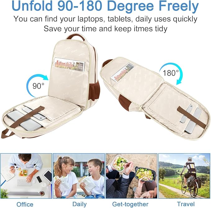 MATEIN Backpack Lunch Bag for Women, Sturdy Teacher Nurse Insulated Cooler - Image 5