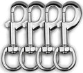 Garwor 4Pcs Heavy Duty Chrome Swivel Snap Hooks by Garwor