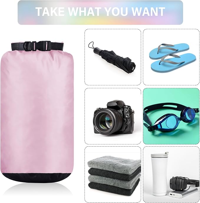 6 Pcs Waterproof Dry Bag Sack Lightweight Outdoor Dry Bags 35 L, 20 L, 15 L - Image 6