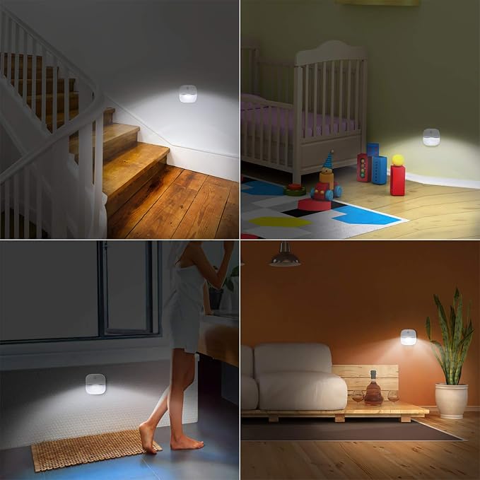 AMIR Motion Sensor Light Indoor, Upgraded Battery-Powered LED Night Light - Image 7