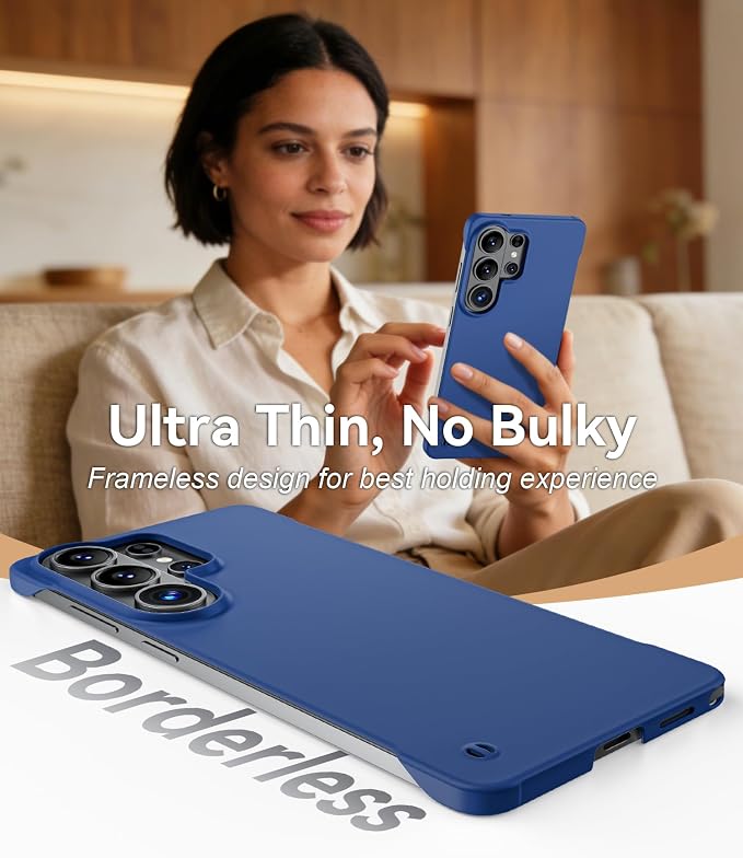 GRECAZO Slim Borderless for Samsung Galaxy S26 Plus Phone Case 6.7" Ultra-Thin - Image 3