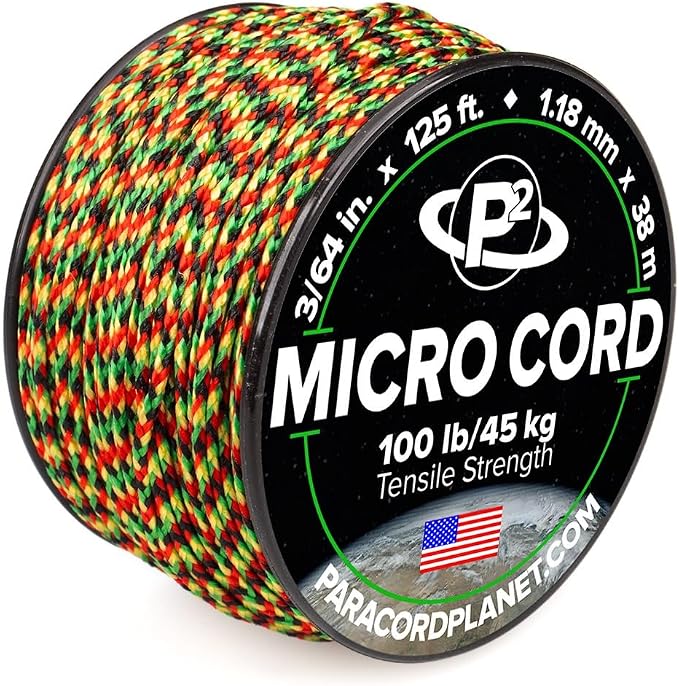 Paracord Planet Micro Paracord – Thin Braided Cord by ParacordPlanet