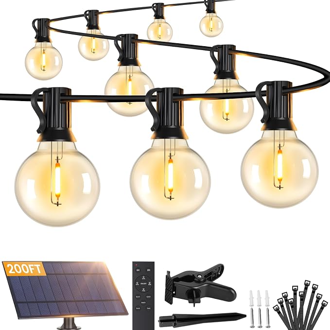 Brightever G40 Solar String Lights Outdoor by Brightever