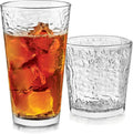 Libbey Yucatan Tumbler and Rock Drinking Glasses Set, Textured 16 Piece by Libbey