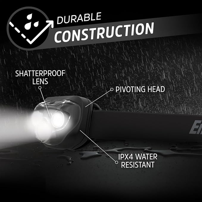Energizer PRO-260 LED Headlamp, IPX4 Water Resistant Headlamps, - Image 5