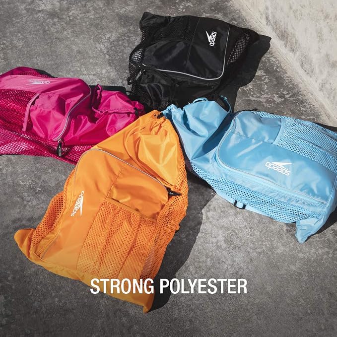 Speedo Unisex-Adult Drawstring Deluxe Ventilator Mesh Equipment Bag - Image 3