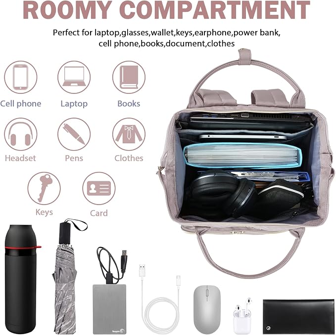 VANKEAN 17 Inch Laptop Backpack - Image 5