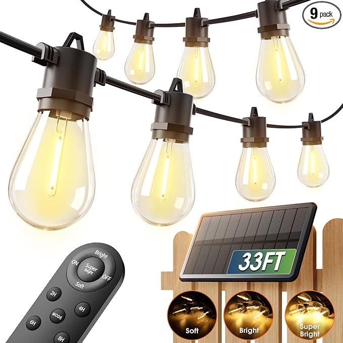addlon 33FT Solar String Lights by addlon